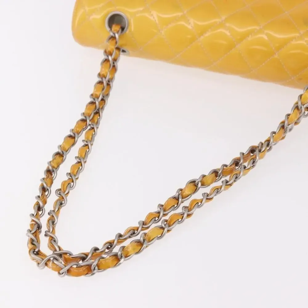Chanel Chain Matelasse 25 Shoulder Bag Yellow